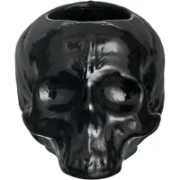 Kosta Boda Still Life Skull Lantaarn Zwart - Kandelaars Kristalglas Black - 7062201
