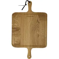 Dutchdeluxes Broodplank Dutchdeluxes BBQ XL Square Oiled Smoked Oak