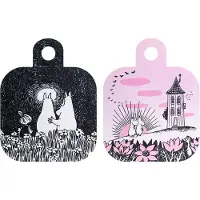 Muurla Chop & Serve Friendship dienblad 25x32 cm Zwart-roze