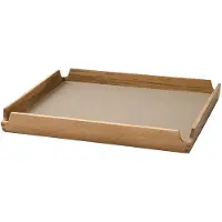 Lind DNA Dienblad Square S Airy Nupo Clay Brown / Teak