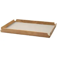 Lind DNA Dienblad Square M Airy Nupo Oyster White / Teak