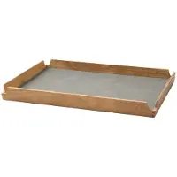 Lind DNA Dienblad Square M Airy Nupo Light Grey / Teak
