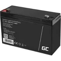 Green Cell - USV-Akku - 1 x Batterie - Sealed Lead Acid (SLA) Loodaccu 6 V 12 Ah Loodvlies (AGM) (b x h x d) 151 x 94 x 50 mm Kabelschoen 4.8 mm