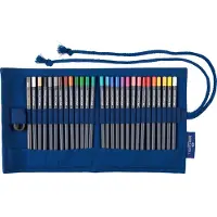 Faber-Castell roletui Goldfaber - 27 kleurpotloden + gum + grafietpotlood - FC-114752