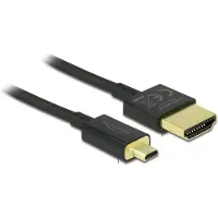 DeLOCK - Dunne Micro HDMI naar HDMI kabel - 2.0 - 3 m