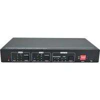 VivoLink VLHDMIMAT4X2RS, Schaalbare matrixswitch, 3840 x 2160 pixels, 18 Gbit/s, PCM, Zwart, Met knoppen