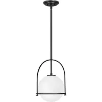 HINKLEY LED Hanglamp Somerset | 1X E27 Max 60W | Dimbaar | Black