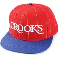Crooks & castles Serif snapback red-blue