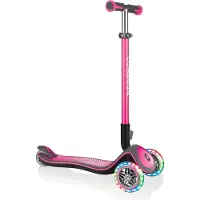 Globber Step ELITE DELUXE LIGHTS met lichtwielen - roze