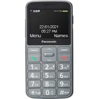 Panasonic KX-TU160EXG, Naar boven gericht, Enkele SIM-kaart, 6,1 cm (2,4 inch), 0,3 MP, Bluetooth, Zwart