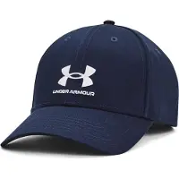 Under Armour Under Armourvoor mannen. 1381645 Verstelbare pet Blauw met merkopdruk (OSFA), Wit, Casual, Sportief, Running, Meerdere sporten, Polyester