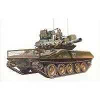 Tamiya Amerikaanse M551 Sheridan Vietnam-tank