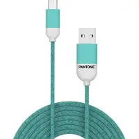 Celly Micro-USB Kabel, Mintgroen - Rubber - | Pantone