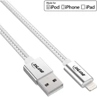 InLine Lightning USB-kabel, voor iPad,iPhone,zilver/alum. 2m MFi-gecertificeerd