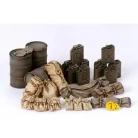 Tamiya Modelbouwpakket Diorama - 35229 Diorama-Set Allied Vehicle Accessoires Plastic - 1:35 - Modelbouw
