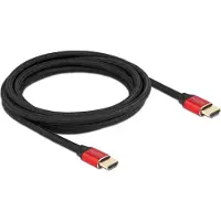 DeLOCK Ultra High Speed HDMI Cable 48 Gbps 8K 60 Hz red 3 m certified
