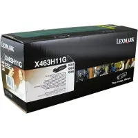 Lexmark Toner X463X11G Zwart Extra hoge capaciteit