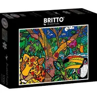 Bluebird Puzzle Bluebird Puzzel, puzzel van Romero Britto, Amazon, 1000 stukjes, kleurrijk