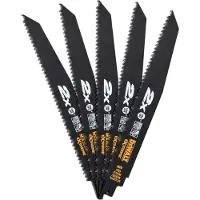 DeWalt 5-delige Reciprozaagbladenset Hout (228 mm)