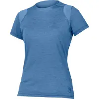 Endura SingleTrack Women's Steel Blue Short Sleeve Jersey