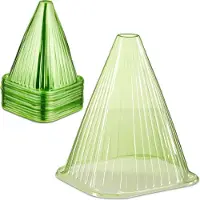 Relaxdays plantenhoed - set van 80 - plantenstolp - plantenbescherming vorst - kunststof