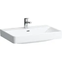 Laufen Pro S - Wastafel, 70x47 cm, met 3 kraangaten, met LCC, wit H8109674001081