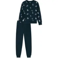 Schiesser Nachtkledij ' Nightwear ' donkerblauw