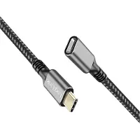 Logilink CUA0108 USB-kabel USB 3.2 Gen 2 (3.1 Gen 2) 1 m USB C Zwart, Grijs
