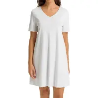 Hanro Nachthemd ' Cotton Silk ' wit