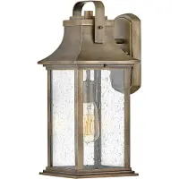 Elstead Lighting LED Wand Buitenlamp Grant | 1X E27 Max 60W | IP44 | Dimbaar | Burnished Bronze