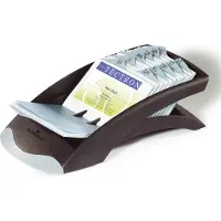 Durable Visifix Desk Visitekaarthouder Zwart, grijs Speciaal Kunststof 10,4 x 24,5 x 6,7 cm