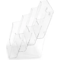 Deflecto folderhouder ft 1/3 A4 | 4 opbergvakken