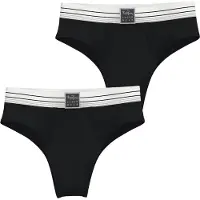 Björn Borg Core Original High Waist Brief 2-pack Zwart | Maat: S