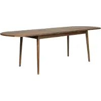 Zuiver Twist Uitschuifbare Eettafel 185|240x90 cm Walnoot - Bruin