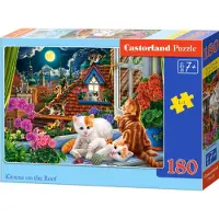 Castorland puzzel 180 stukjes - Katten op het dak, 7+ jaar