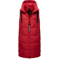 NAVAHOO Bodywarmer 'Schnuffelchen' rood