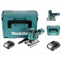 Makita JV 102 DA1J 10,8 V accu-pendeldecoupeerzaag in Makpac + 1 x BL 1020 2.0 Ah accu - zonder oplader