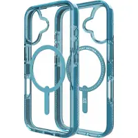 Zagg Santa Cruz MagSafe iPhone 16 Hoesje Blauw