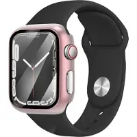 Strap-it Geschikt voor Apple Watch PC hard Case - Geschikt voor Apple Watch 4 / 5 / 6 / SE - 40 mm - rosé pink - hoesje - beschermhoes - protector - bescherming
