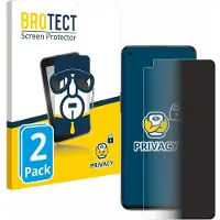 BROTECT - privacy screenprotector voor OnePlus Nord 2T 5G - Folie Beschermfolie Blauwlichtfilter 2 Stuks