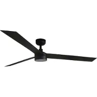 Faro Cruiser Plafondventilator Black | XL (Ø160cm) | LED