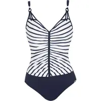 Sunflair Badpak donkerblauw / wit