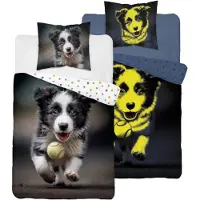 Holland Glow in the dark kinderdekbedovertrek Hond - katoen
