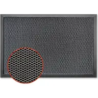 Floordirekt Imperial 1000 Stofmat - Deurmat met Innovatieve 3D Mesh - Antislip Deurmat voor Entree - Schoonloopmat - Antraciet - 90 x 150 cm