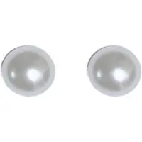 Charme Bijoux Magneet oorbellen parel wit 9.6 mm