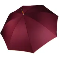 Kimood Automatische Paraplu KI2020 - Burgundy / Beige - One size