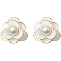 Charme Bijoux Allergievrije oorknopjes- bloem Synthetische parel