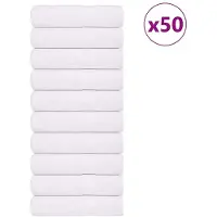 vidaXL Handdoeken FROGN 50 st 50x100 cm 360 g/m² wit