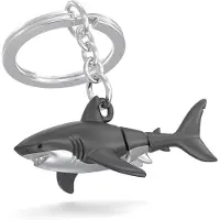 Metalmorphose Sleutelhanger Shark - Scharnierende Haai Metaal 3D