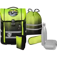 MCNEILL Perfecto Schooltas set 5-delig geel